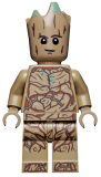 LEGO sh743 Groot, Teen Groot - Dark Tan